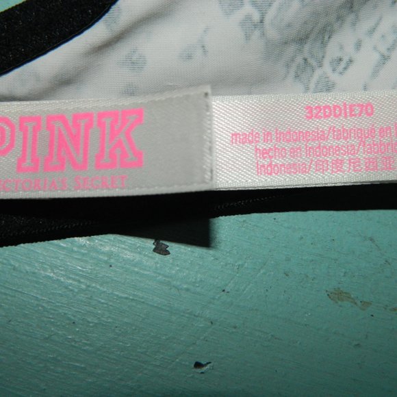 5/$25 PINK Victoria's Secret Snake Skin Padded Bra Size 32DD (HH-30) - Picture 5 of 5
